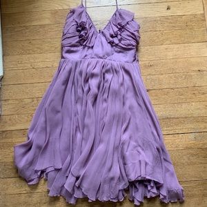 Lavender cocktail dress